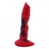 FAAK – gode cheval coloré rouge et noir pour femme, jouet sexuel, faux pénis, chien loup, masturbation, jeux pour adultes, nouve
