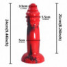 FAAK – gode cheval coloré rouge et noir pour femme, jouet sexuel, faux pénis, chien loup, masturbation, jeux pour adultes, nouve