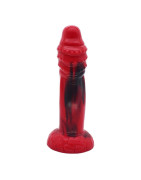 FAAK – gode cheval coloré rouge et noir pour femme, jouet sexuel, faux pénis, chien loup, masturbation, jeux pour adultes, nouve