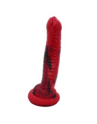 FAAK – gode cheval coloré rouge et noir pour femme, jouet sexuel, faux pénis, chien loup, masturbation, jeux pour adultes, nouve