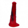 FAAK – gode cheval coloré rouge et noir pour femme, jouet sexuel, faux pénis, chien loup, masturbation, jeux pour adultes, nouve