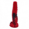 FAAK – gode cheval coloré rouge et noir pour femme, jouet sexuel, faux pénis, chien loup, masturbation, jeux pour adultes, nouve
