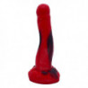 FAAK – gode cheval coloré rouge et noir pour femme, jouet sexuel, faux pénis, chien loup, masturbation, jeux pour adultes, nouve