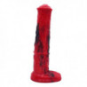FAAK – gode cheval coloré rouge et noir pour femme, jouet sexuel, faux pénis, chien loup, masturbation, jeux pour adultes, nouve