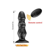 Godemiché Anal sans fil pour hommes, 10 vitesses, masseur de Prostate, ventouse unisexe, stimulateur de point G, vibrateur de pé