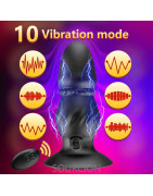 Godemiché Anal sans fil pour hommes, 10 vitesses, masseur de Prostate, ventouse unisexe, stimulateur de point G, vibrateur de pé