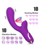 Vibromasseur gode puissant pour femmes, ventouse de Clitoris Oral stimulateur sous vide pour Masturbation féminine, jouets sexue