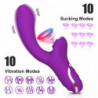 Vibromasseur gode puissant pour femmes, ventouse de Clitoris Oral stimulateur sous vide pour Masturbation féminine, jouets sexue