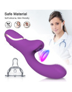 Vibromasseur gode puissant pour femmes, ventouse de Clitoris Oral stimulateur sous vide pour Masturbation féminine, jouets sexue