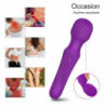 Vibromasseur pour femmes, Mini AV, stimulateur de Clitoris, baguette magique, gode, masseurs, produits intimes, jouets sexuels p