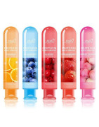 Lubrifiant comestible à base d'eau, parfum pêche/fraise/myrtille/cerise/Orange, Gel pour sexe Anal et Oral, pour Couple adulte,