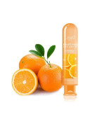 Lubrifiant comestible à base d'eau, parfum pêche/fraise/myrtille/cerise/Orange, Gel pour sexe Anal et Oral, pour Couple adulte,