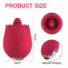 Jouet vibrateur Rose puissant pour femmes, avec léchage de langue, mamelon Oral, stimulateur de Clitoris, jouets Sexy pour adult