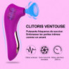 Jouet Sexuels Pour Vibromasseur Femme Clitoris Puissant ​Vibrateur de Succion de Vagin de Clitoris Féminin, ​Stimulateur Sous Ma