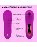 Jouet Sexuels Pour Vibromasseur Femme Clitoris Puissant ​Vibrateur de Succion de Vagin de Clitoris Féminin, ​Stimulateur Sous Ma