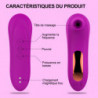 Jouet Sexuels Pour Vibromasseur Femme Clitoris Puissant ​Vibrateur de Succion de Vagin de Clitoris Féminin, ​Stimulateur Sous Ma