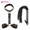 Jouets sexuels érotiques, collier de cou, menottes, fouet pour Couples, femmes, Bondage BDSM, corde de retenue pour jeu adulte, 