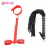 Jouets sexuels érotiques, collier de cou, menottes, fouet pour Couples, femmes, Bondage BDSM, corde de retenue pour jeu adulte, 