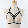 Jarretelles en Polyester pour femmes, Sexy, harnais, soutien gorge, poitrine, Lingerie érotique, gothique | AliExpress