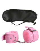BDSM – jouets sexuels en cuir PU réglables, menottes en peluche, menottes à la cheville, contraintes de Bondage, jouet sexuel fé