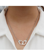 Collier menottes rétro et Sexy, 1 pièce, style Punk, mode séduisant, matériel de décoration de fête, de bal, artisanal, populair