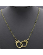 Collier menottes rétro et Sexy, 1 pièce, style Punk, mode séduisant, matériel de décoration de fête, de bal, artisanal, populair
