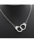 Collier menottes rétro et Sexy, 1 pièce, style Punk, mode séduisant, matériel de décoration de fête, de bal, artisanal, populair