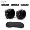 Ensemble de jouets de retenue de Bondage, menottes, masque pour les yeux, jeu pour adultes, jouets érotiques, produit sexuel pou