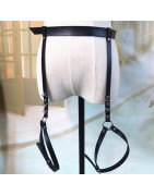 Bandeau ajustable en cuir PU pour femmes, 1 pièce, ceinture de poitrine, Lingerie érotique Sexy BDSM, harnais de poitrine | AliE