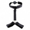 SMLOVE Jouets sexuels érotiques pour Couples femmes esclave bouche ouverte Gag Ball menottes sexe Bondage BDSM jouets pour acces
