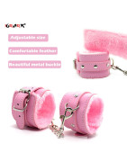 Kit de menottes de Bondage et menottes de cheville BDSM, jouets sexuels de Bondage et de flirt pour Couples adultes, jeux de con