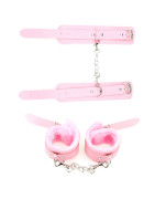 Kit de menottes de Bondage et menottes de cheville BDSM, jouets sexuels de Bondage et de flirt pour Couples adultes, jeux de con