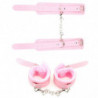 Kit de menottes de Bondage et menottes de cheville BDSM, jouets sexuels de Bondage et de flirt pour Couples adultes, jeux de con