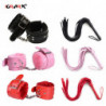 Menottes Sexy réglables en cuir PU, en peluche, pour cheville, jouets sexuels de Bondage, accessoires exotiques | AliExpress