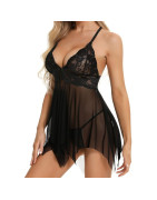 Sous vêtements en dentelle pour femmes, ensemble de Lingerie Sexy avec jarretelles découpées, soutien gorge brodé | AliExpress
