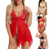 Sous vêtements en dentelle pour femmes, ensemble de Lingerie Sexy avec jarretelles découpées, soutien gorge brodé | AliExpress