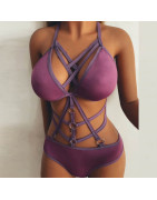 Ensemble de sous vêtements pour femmes, ceintures de jarretelles Sexy, taille à jambe, sangles Cage, soutien gorge, jarretelles,