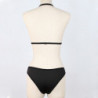 Ensemble de sous vêtements pour femmes, ceintures de jarretelles Sexy, taille à jambe, sangles Cage, soutien gorge, jarretelles,