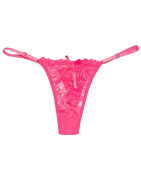 Culotte en dentelle avec nœud pour femmes, string et string, couleur unie, slip Transparent, Lingerie Sexy | AliExpress