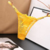 Culotte en dentelle avec nœud pour femmes, string et string, couleur unie, slip Transparent, Lingerie Sexy | AliExpress