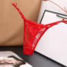 Culotte en dentelle avec nœud pour femmes, string et string, couleur unie, slip Transparent, Lingerie Sexy | AliExpress