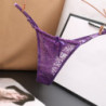 Culotte en dentelle avec nœud pour femmes, string et string, couleur unie, slip Transparent, Lingerie Sexy | AliExpress