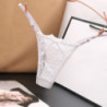 Culotte en dentelle avec nœud pour femmes, string et string, couleur unie, slip Transparent, Lingerie Sexy | AliExpress