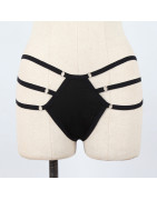 Culotte tanga taille haute Sexy pour femmes, sous vêtements, Lingerie | AliExpress
