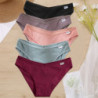Lot de 5 culottes en coton pour femmes, sous vêtements féminins, couleur unie, Lingerie Sexy, slips intimes | AliExpress