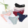 Lot de 5 culottes en coton pour femmes, sous vêtements féminins, couleur unie, Lingerie Sexy, slips intimes | AliExpress