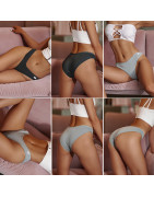 Lot de 5 culottes en coton pour femmes, sous vêtements féminins, couleur unie, Lingerie Sexy, slips intimes | AliExpress