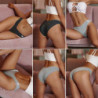 Lot de 5 culottes en coton pour femmes, sous vêtements féminins, couleur unie, Lingerie Sexy, slips intimes | AliExpress