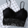 Soutien gorge en dentelle pour femmes, sans manches, solide, Bralette non rembourrée, Bustier, fermeture éclair au dos, débardeu