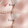 DERUILADY Soutien gorge en dentelle sans armature pour femmes, sous vêtement sexy avec fermeture à l&#39;avant, lingerie confort